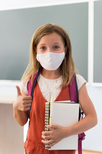 Zurück zur Schule während des Covid-Konzepts