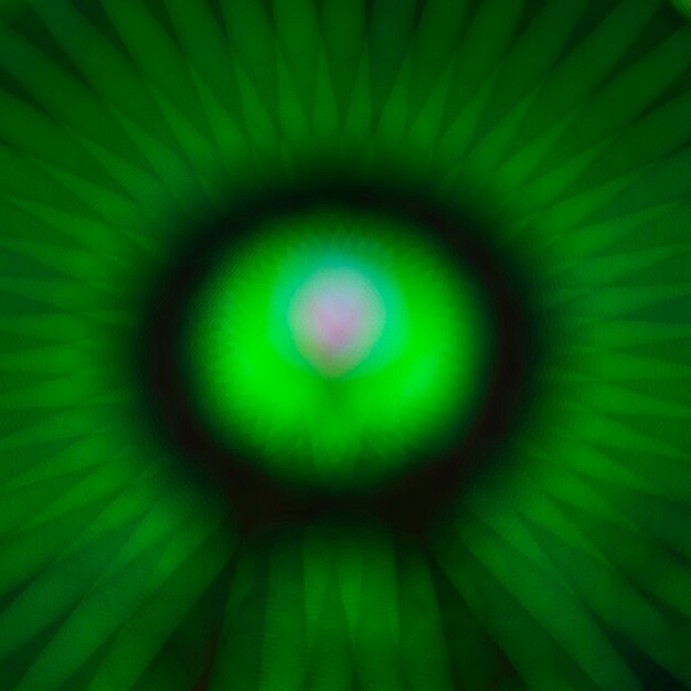 Zusammenfassung unscharfe grüne Bewegungsneonlichter eines Wunderrades