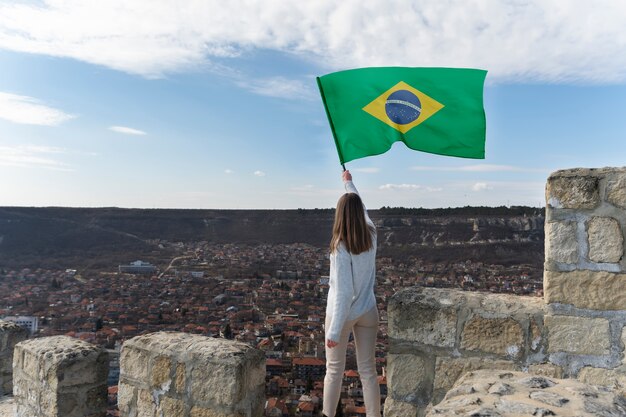Zusammensetzung der brasilianischen Flagge