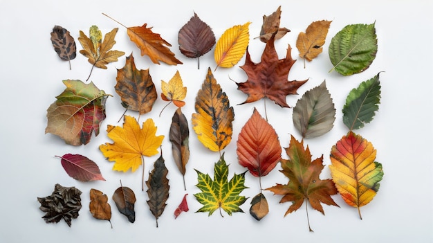 Kostenloses Foto zusammensetzung der herbstblätter