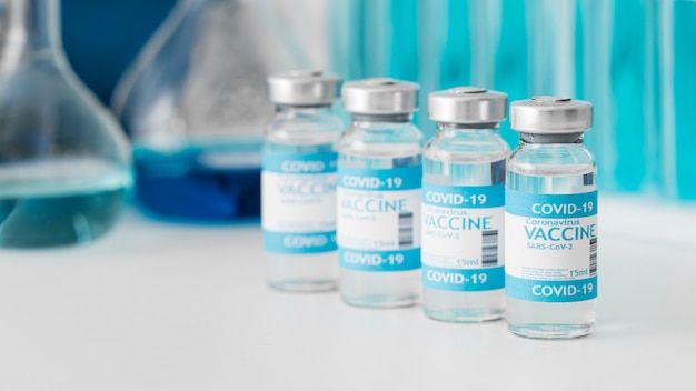 Zusammensetzung des Coronavirus-Impfstoffs im Labor