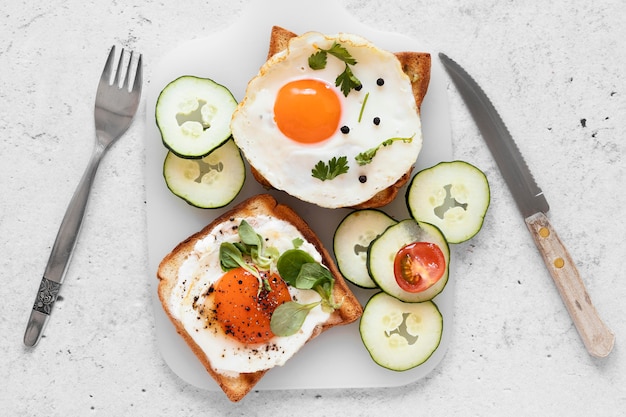 Zusammensetzung von leckeren Sandwiches