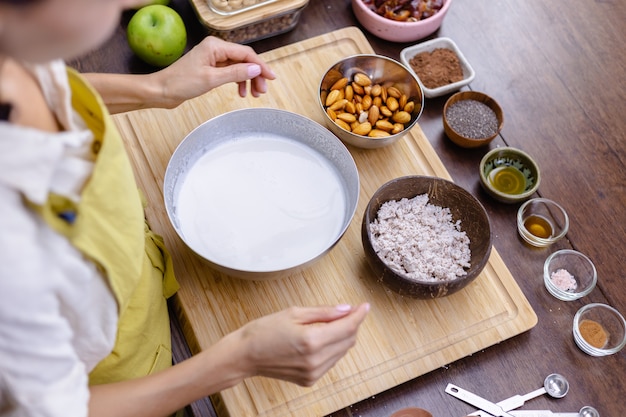 Zutaten für Chia Pudding