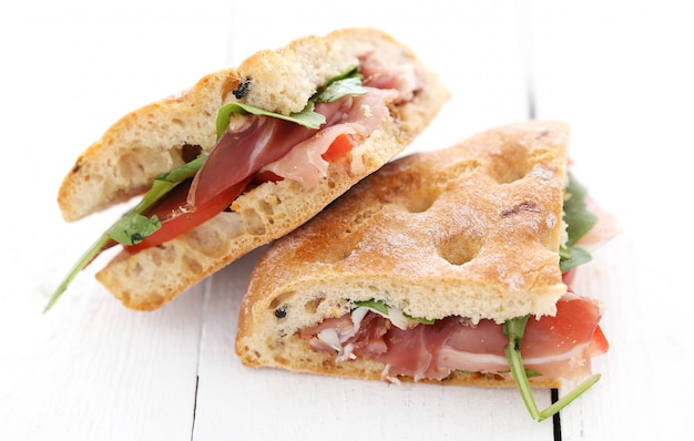 Zwei leckere Sandwiches