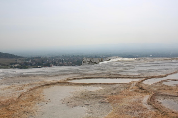 10 Cenário de Pamukkale na Turquia tem fotos de cenário de balão de ar quente