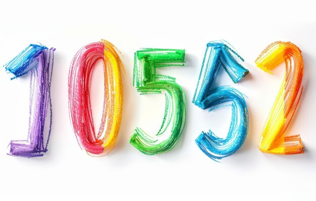 1056 Celebración colorida del número