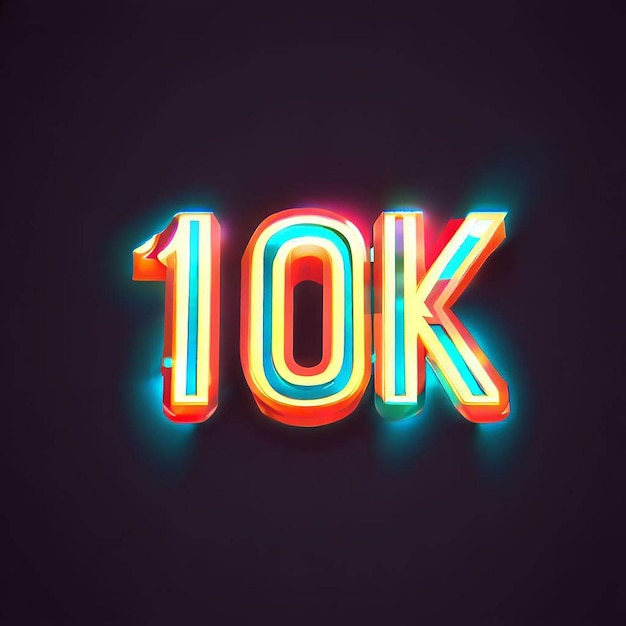 10k-Texteffekt