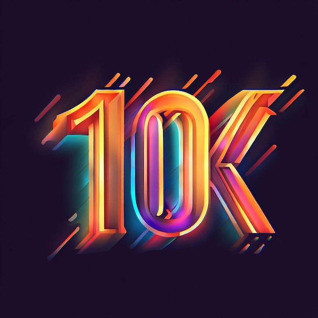 10k-Texteffekt