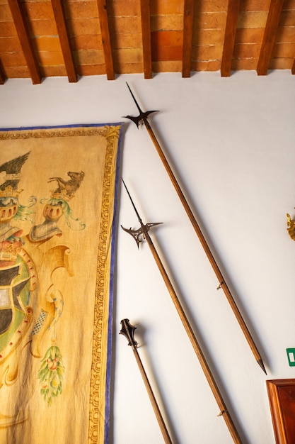 12 de outubro de 2018. Interior dentro da Villa Graziani, perto da cidade de Vada, na região da Toscana.