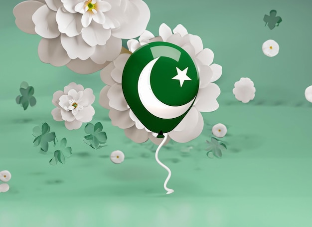 14 de agosto celebração do Dia da Independência do Paquistão