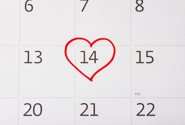 14 de febrero de 2015 en el calendario Valentine39s day
