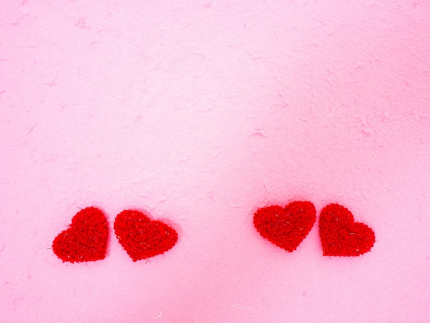14 Valentinstag-Rosa-Herzen