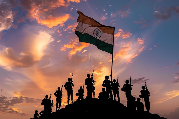 15 de agosto Celebración del Día de la Independencia de la India Fondo Tarjeta de felicitación e ilustración Vector