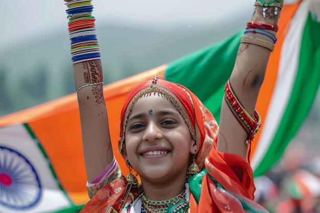 15 de agosto Día de la Independencia de la India en Cachemira