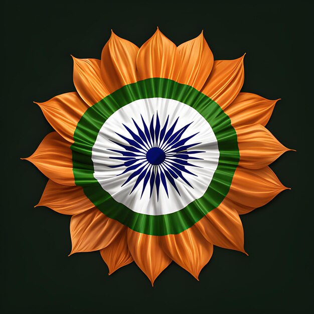 15 de agosto feliz día de la independencia bandera india