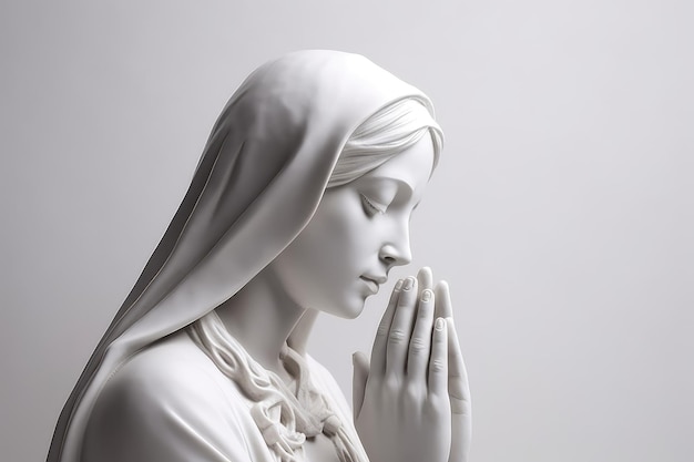 15 de agosto A Assunção da Santíssima Virgem Maria Virgem Maria Mãe de Jesus Cristo estátua branca