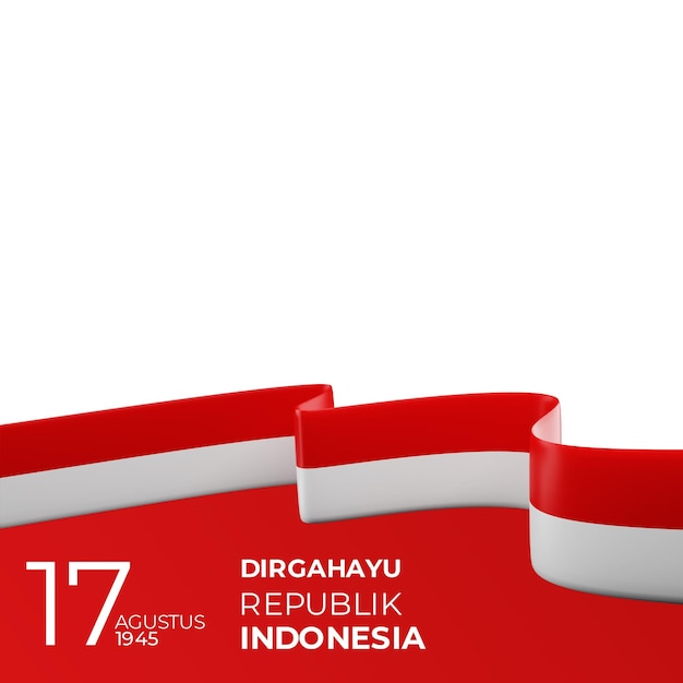 Foto 17. august 1945 glücklicher indonesischer unabhängigkeitstag dirgahayu republik indonesien 78 indonesische flagge