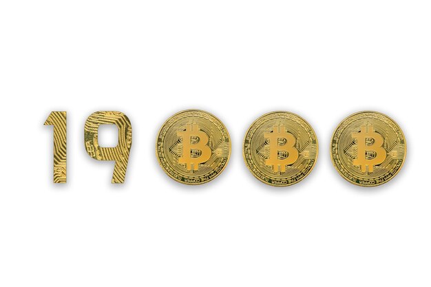 19000 Bitcoin Wechselkurs, isoliert