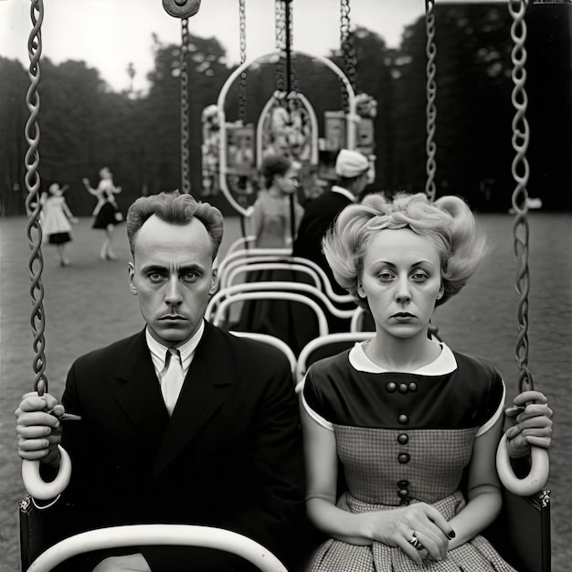 1960 Futurismo Swingers por Diane Arbus