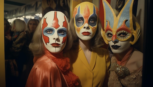 1972 - A festa de máscaras de Rothschild: uma sessão de fotos editorial