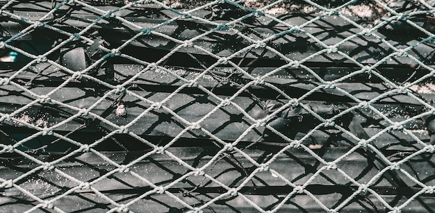 1BANNER abstrato closeup macro foto real papel de parede bonito Corda de pescador textura rede fibra superfície padrão Futurista linhas ondulantes sutis arte moderno Fundo escuro Preto cinza cor clara