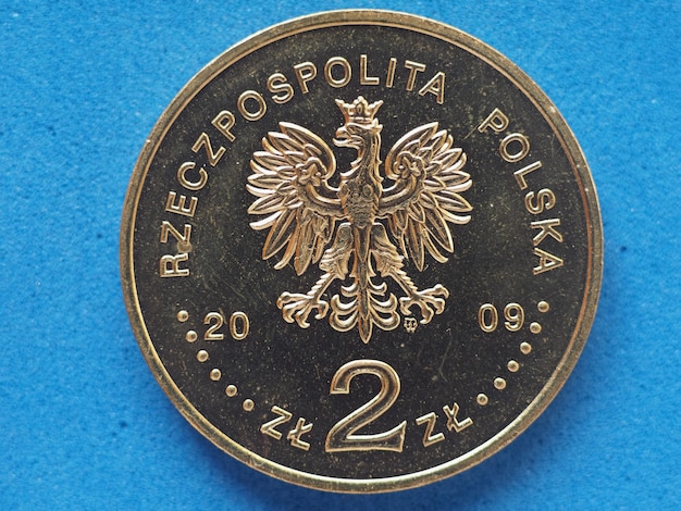 2 Zloty-Münze Polen