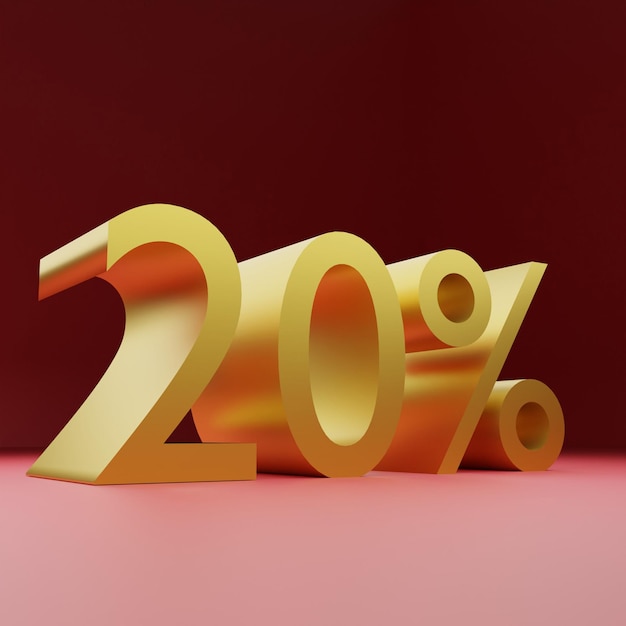 20 % Rabatt auf den Preis des Gold Sale-Rabattangebots