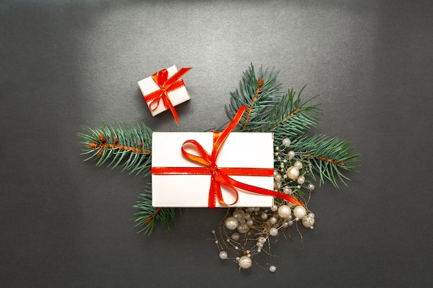 2020 feliz año nuevo, feliz Navidad decoraciones flatlay