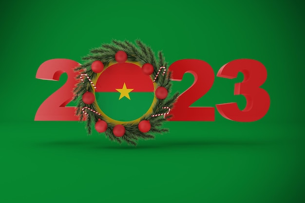 2023 Burkina mit Kranz