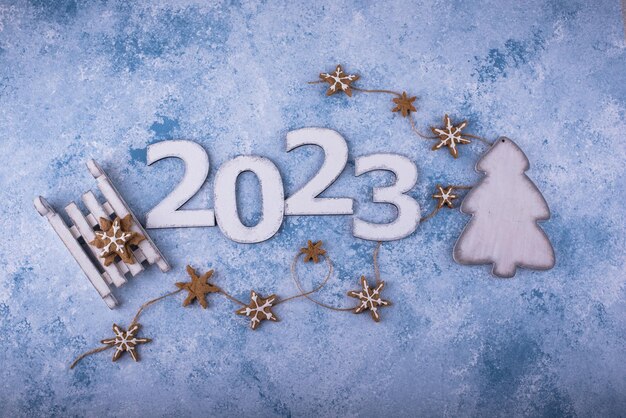 2023 Neujahrs- und Weihnachtskomposition