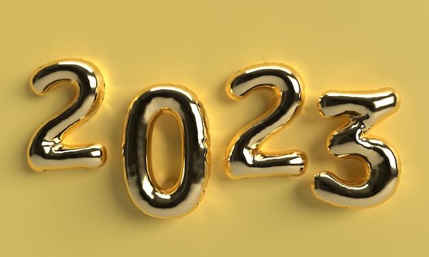 2023 número texto fuente globo helio dorado amarillo naranja color comienzo comenzando feliz año nuevo hny feliz navidad año nuevo chino cny 2022 finlandés vacaciones vacaciones vacaciones vacaciones diciembre enero