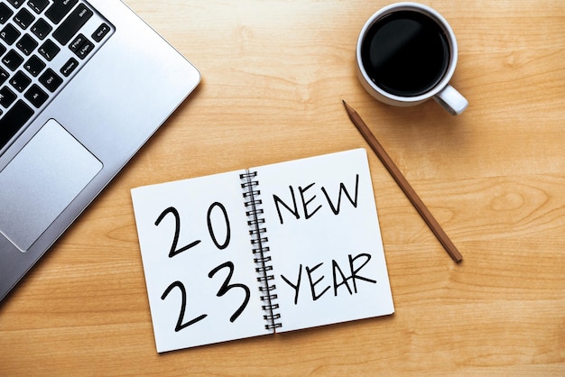 2023 Resolución de feliz año nuevo Lista de objetivos y establecimiento de planes
