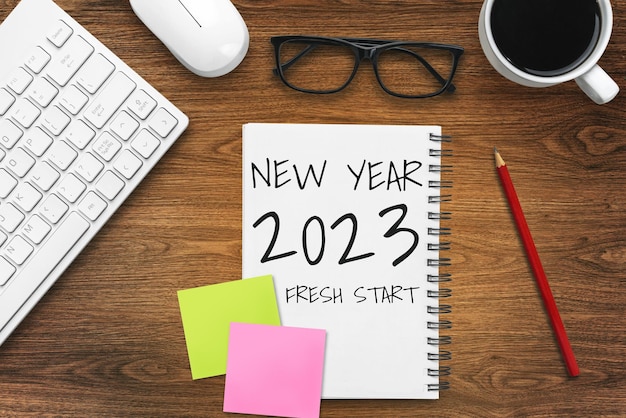 2023 Resolución de feliz año nuevo Lista de objetivos y establecimiento de planes