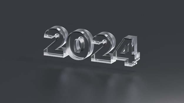 2024 Negro de vidrio oscuro