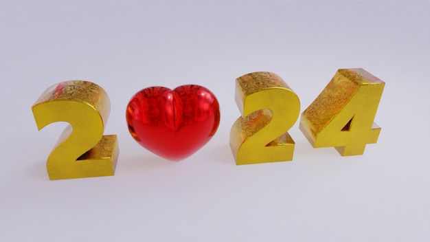 2024 Valentinstag 3D-Romance-Bilder