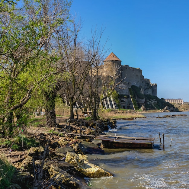 24.04.2021. Bilhorod-Dnistrovskyi oder Akkerman Festung, Region Odessa, Ukraine, an einem sonnigen Frühlingsmorgen