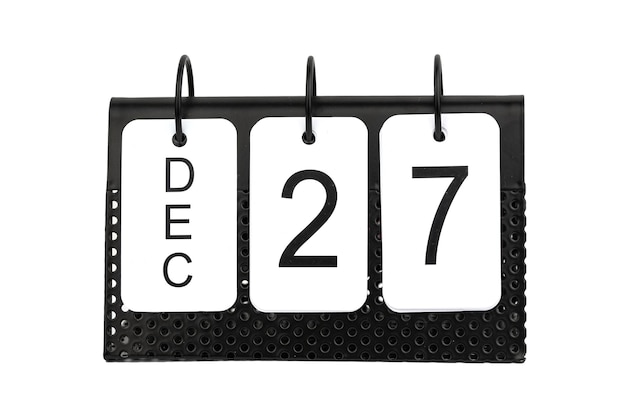 27 de dezembro - data do calendário do metal