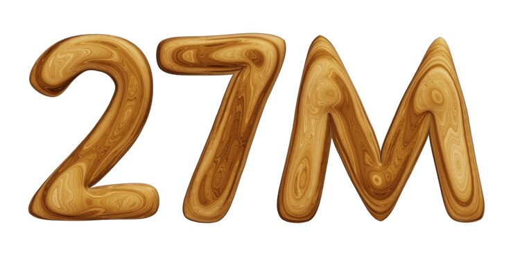 Foto 27m de madera para la celebración de seguidores y suscriptores