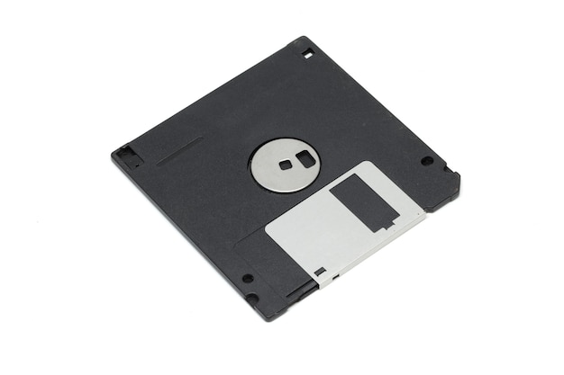 3,5-Zoll-Diskette Weißer Hintergrund