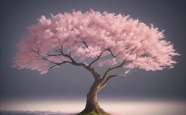 3 d Abbildung eines Kirschbaums