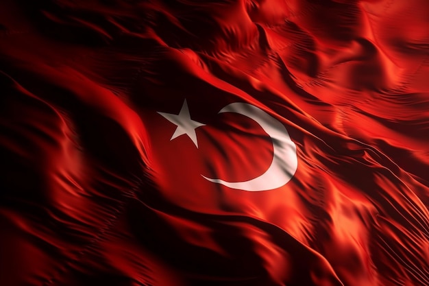 30. August Der Tag des Sieges ist ein Nationalfeiertag der Türkei. Anitkabire-Flaggensymbol der Türkei. Zafer-Bayrami-Feier der Republik. 30. August Kutlu Olsun. Grußkartenvorlage. Generative KI