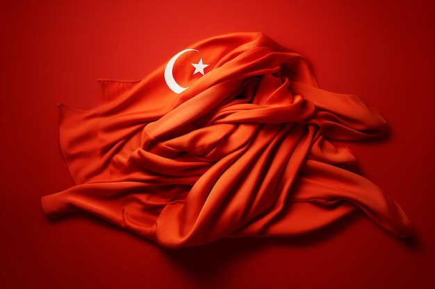 30. August Der Tag des Sieges ist ein Nationalfeiertag der Türkei. Anitkabire-Flaggensymbol der Türkei. Zafer-Bayrami-Feier der Republik. 30. August Kutlu Olsun. Grußkartenvorlage. Generative KI