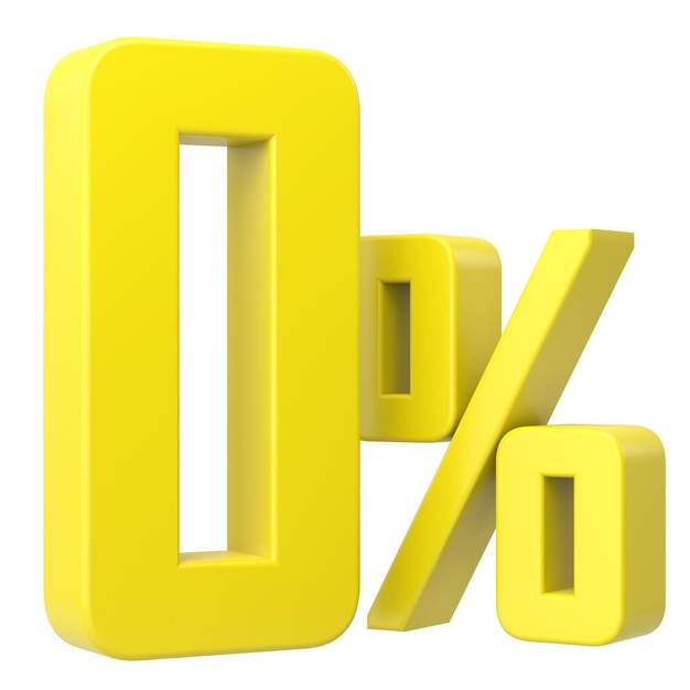 3D 0 Null-Prozent-Rate 3D-Darstellung