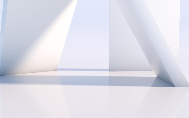 3d abstracto fondo blanco natural arquitectura 3d piedra textura espacio vacío fondo plataforma