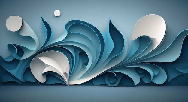 3d abstracto y fondo