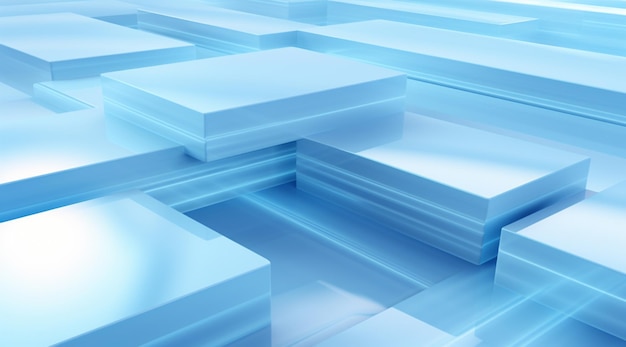 3D-Abstrakt hellblauer Hintergrund