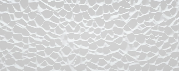 3D-Abstraktion des weißen Rauschens Textur der unebenen Oberfläche Hintergrund aus weißem Rauschen