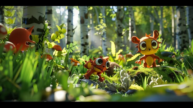 3D-Animationsfilm Forest Gathering