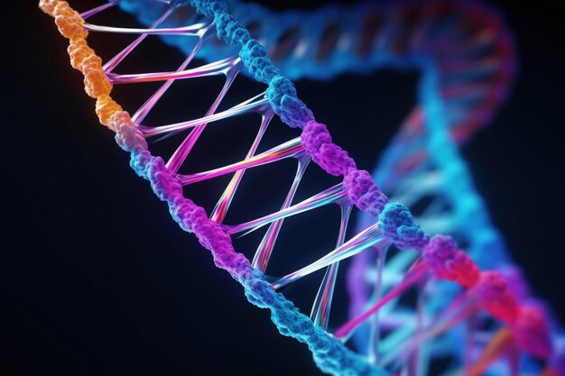 3D-Bild der DNA-Struktur