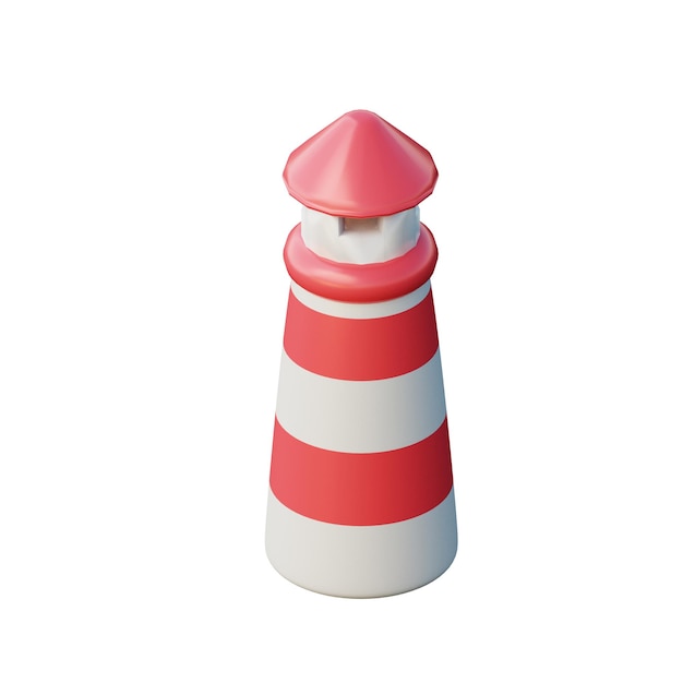 3D-Bild von Leuchtturm